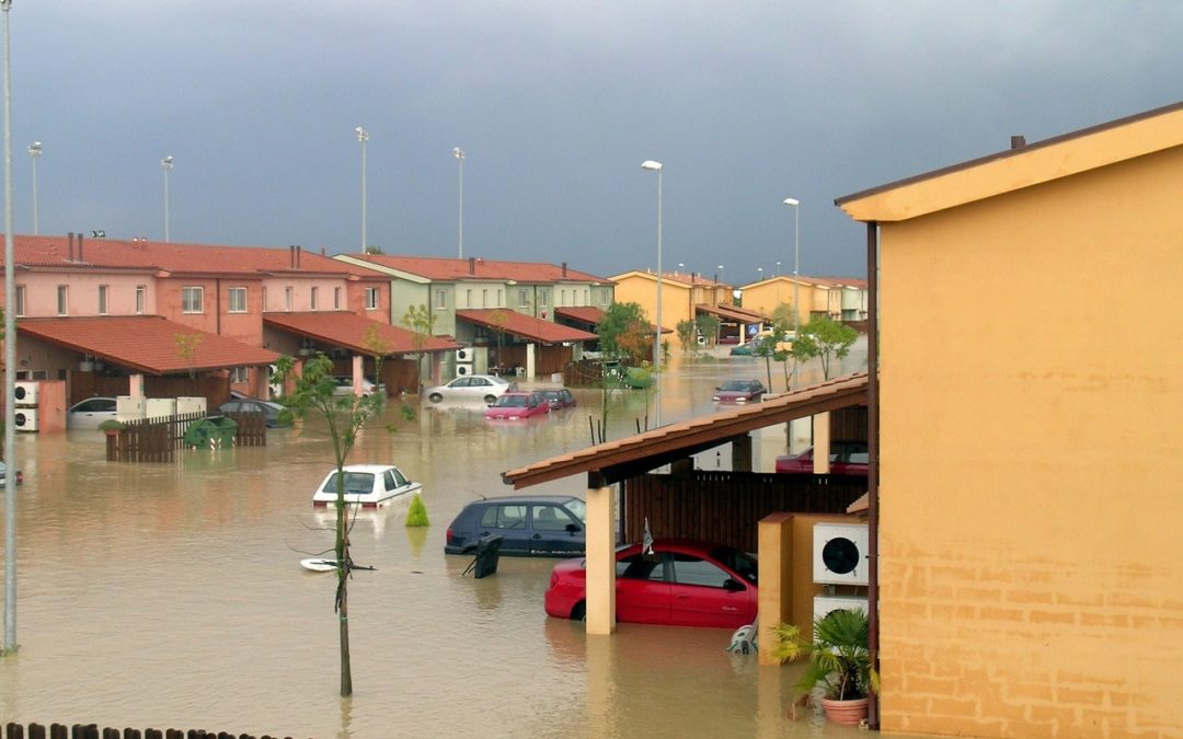 inundación en casa